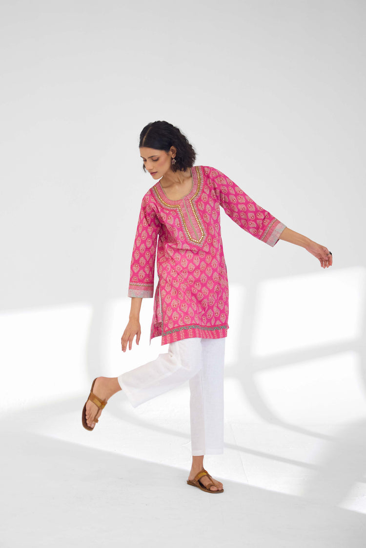 Rozana Kurti Pink (9926581780779)