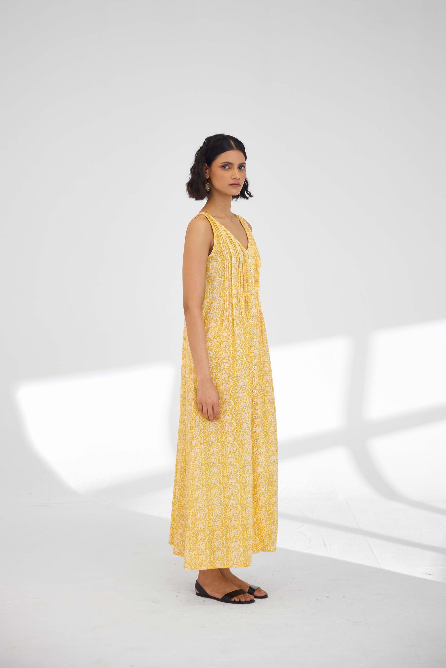 Iris Dress Yellow (9926523846955)