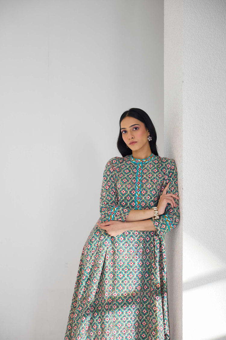 Myra Kurta Sea Green (9926503858475)