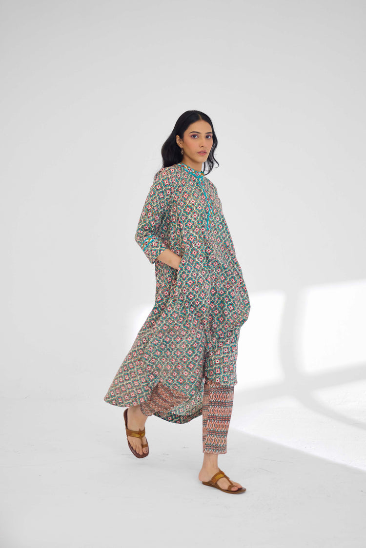 Myra Kurta Sea Green (9926503858475)