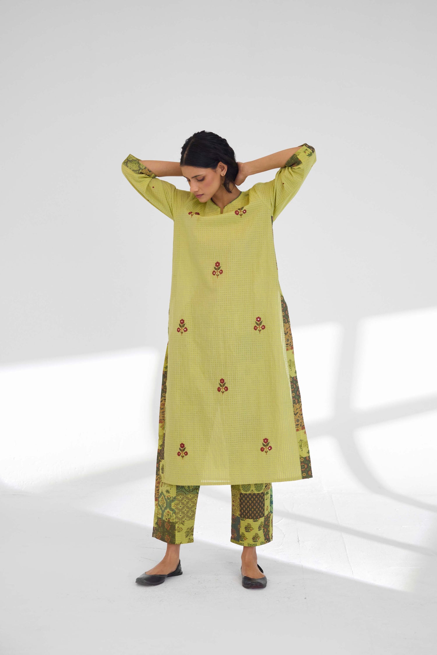 Reva Kurta Green (9926484099371)