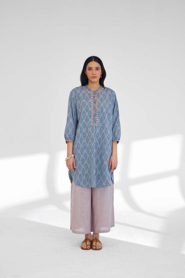 Cora Tunic Grey Blue (9926466928939)