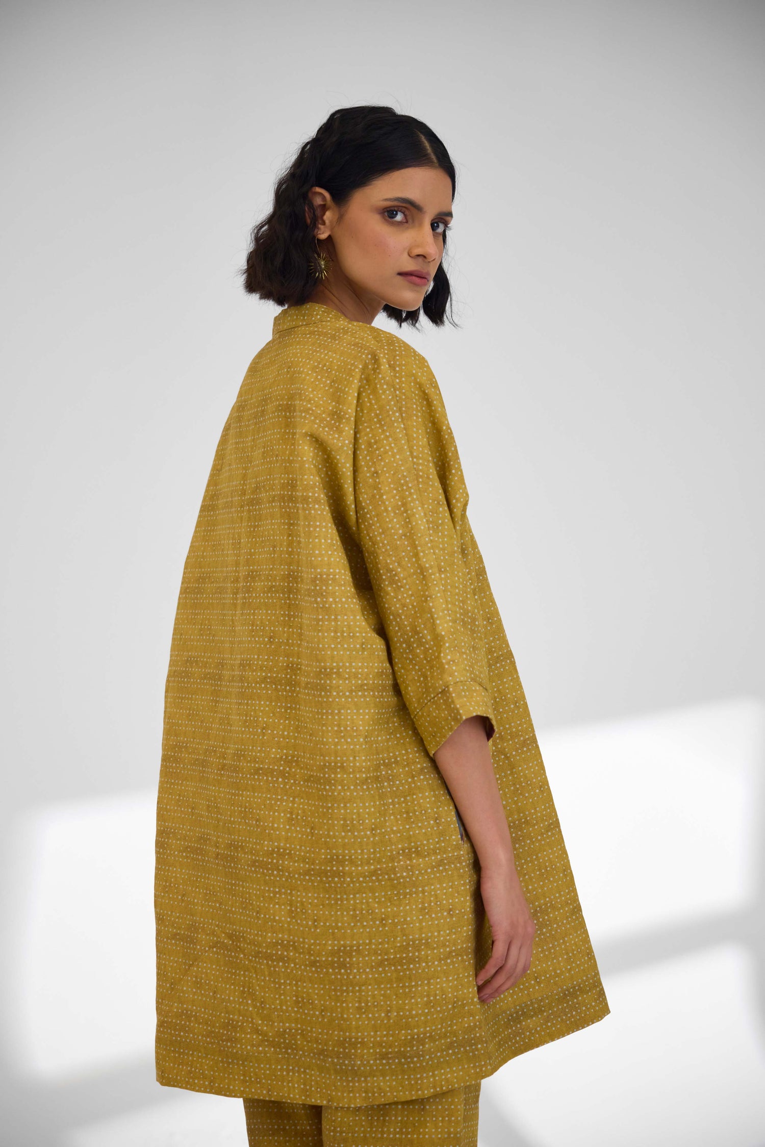 Boxy  Kurta Ochre (9926476103979)