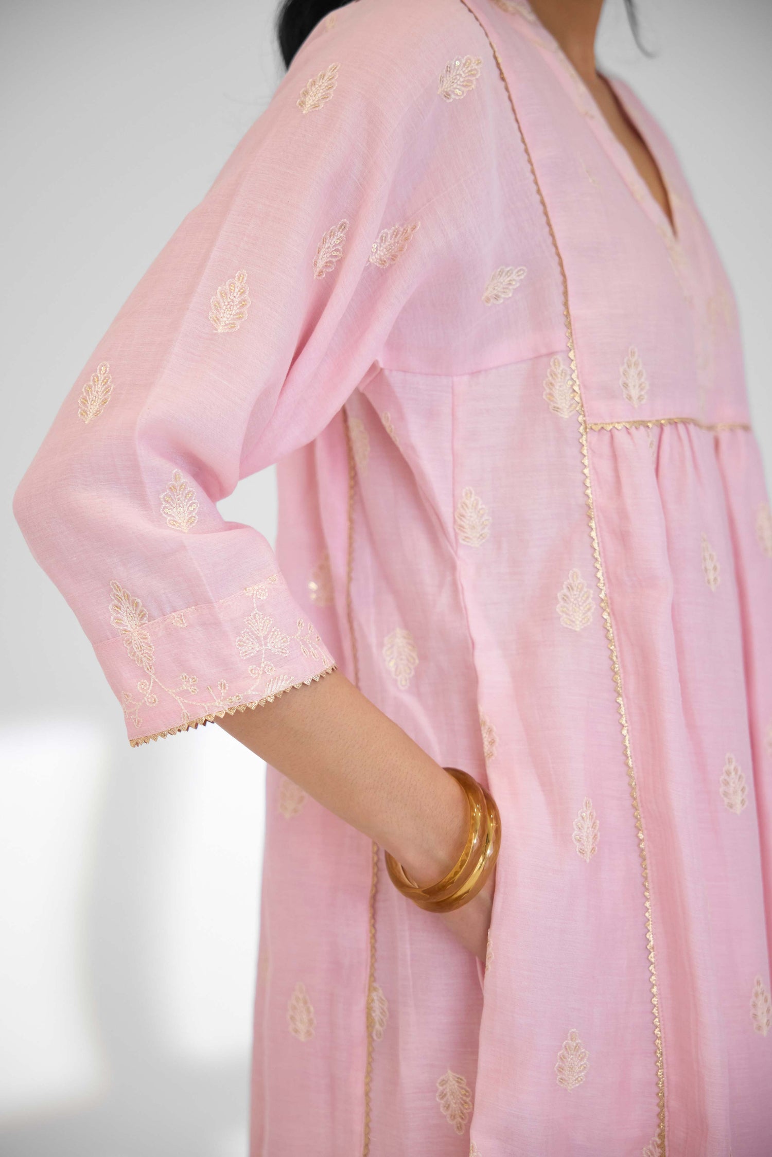 Meera Kurta Baby Pink (9926145311019)