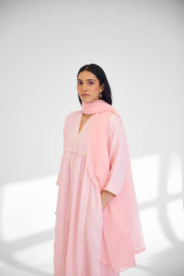 Meera Kurta Baby Pink (9926145311019)