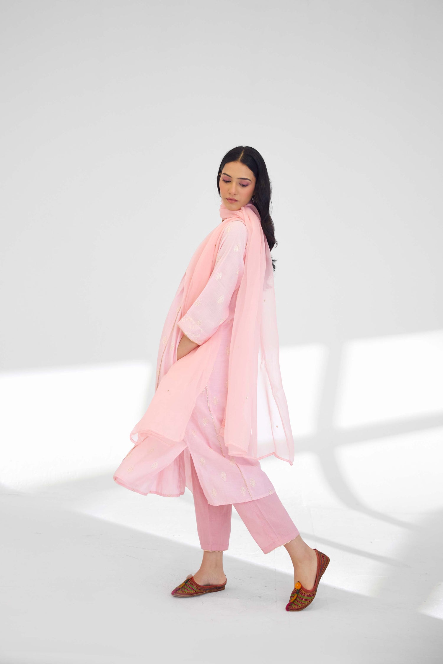 Meera Kurta Baby Pink (9926145311019)