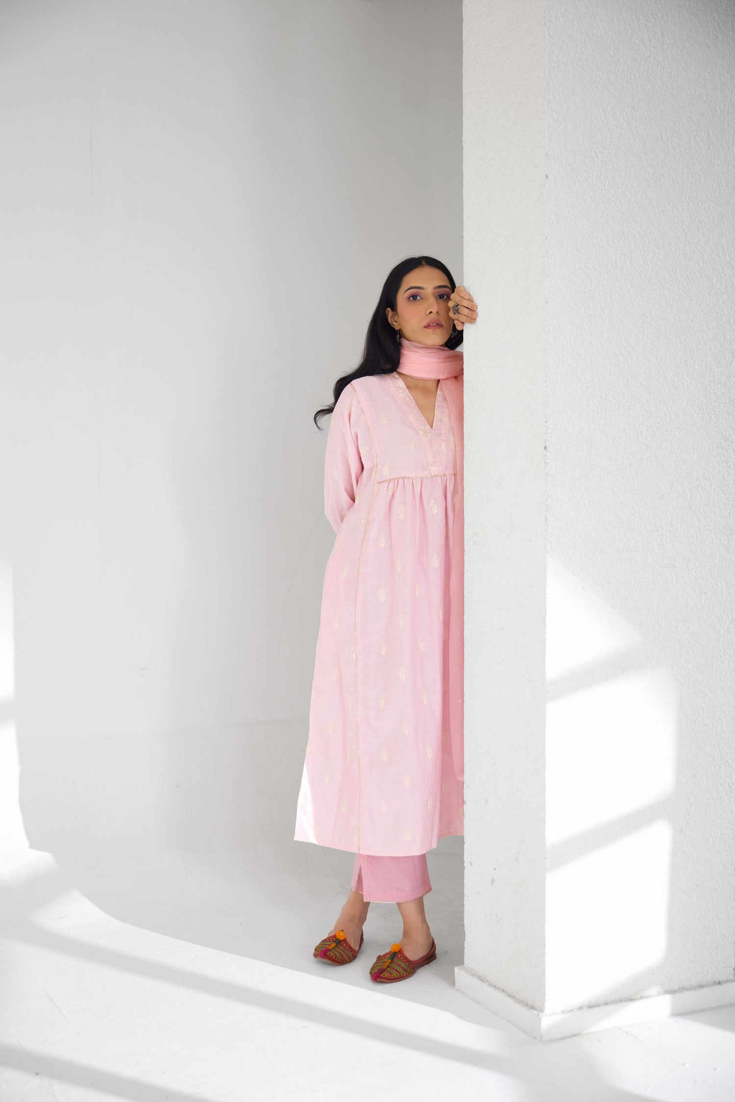 Meera Kurta Baby Pink (9926145311019)