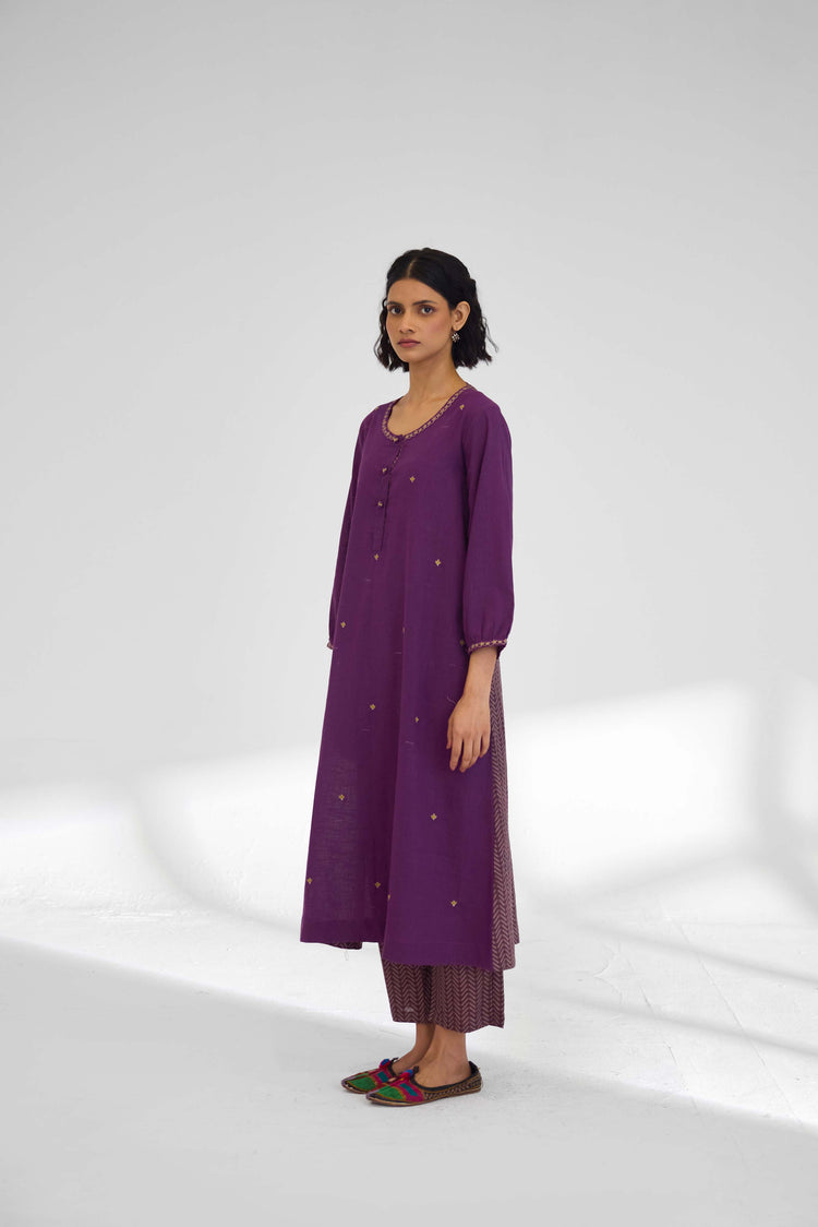 Anaya Kurta Mauve (9926464012587)