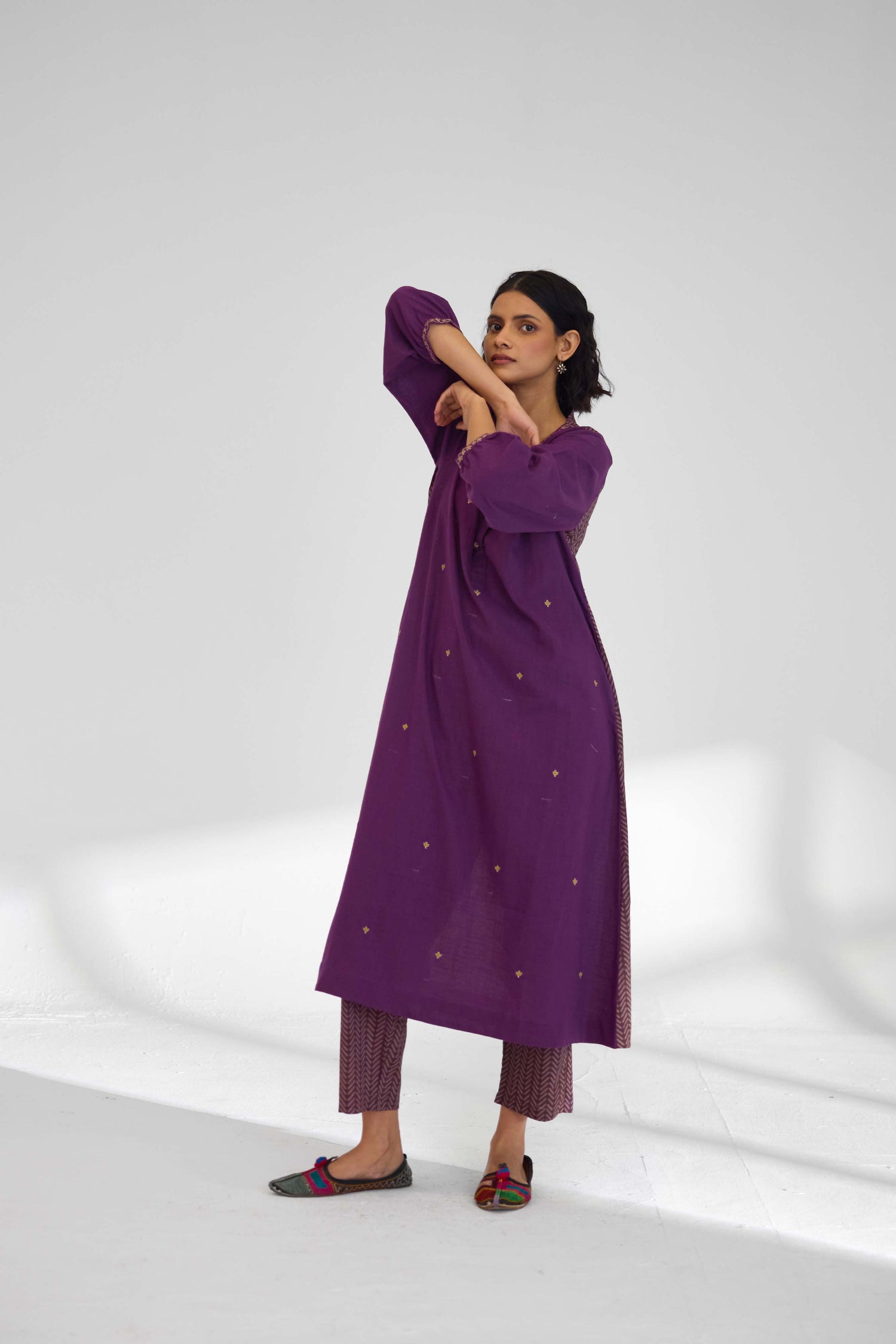 Anaya Kurta Mauve (9926464012587)