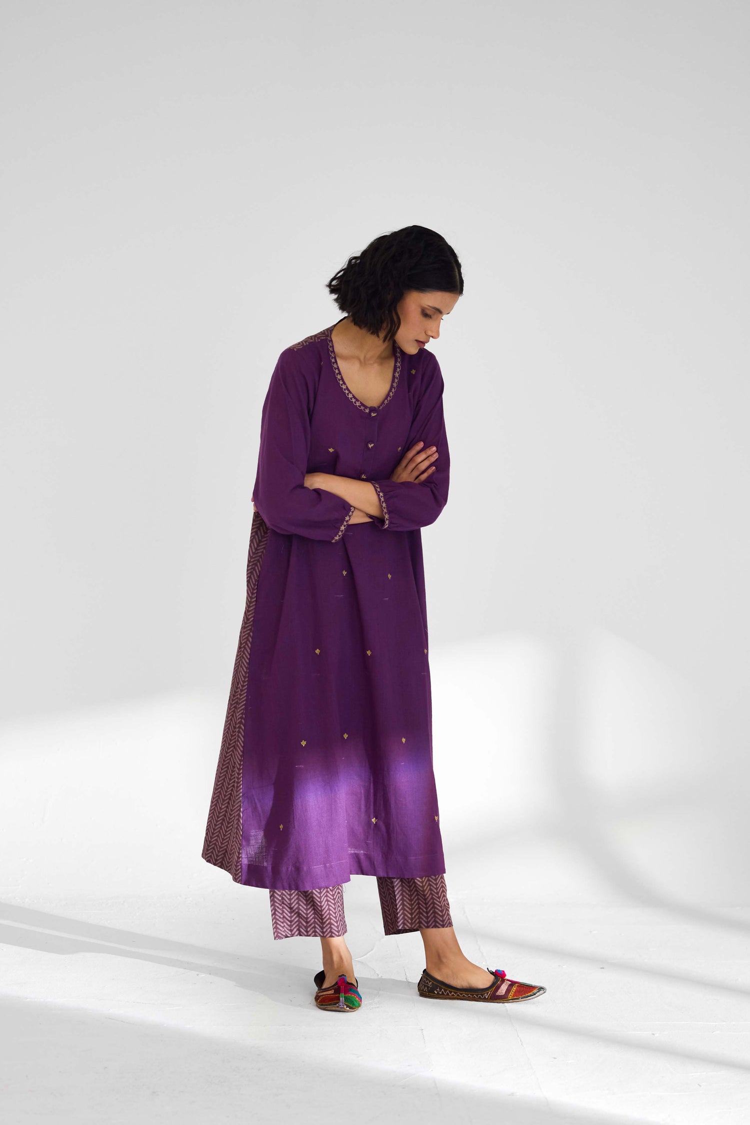 Anaya Kurta Mauve (9926464012587)