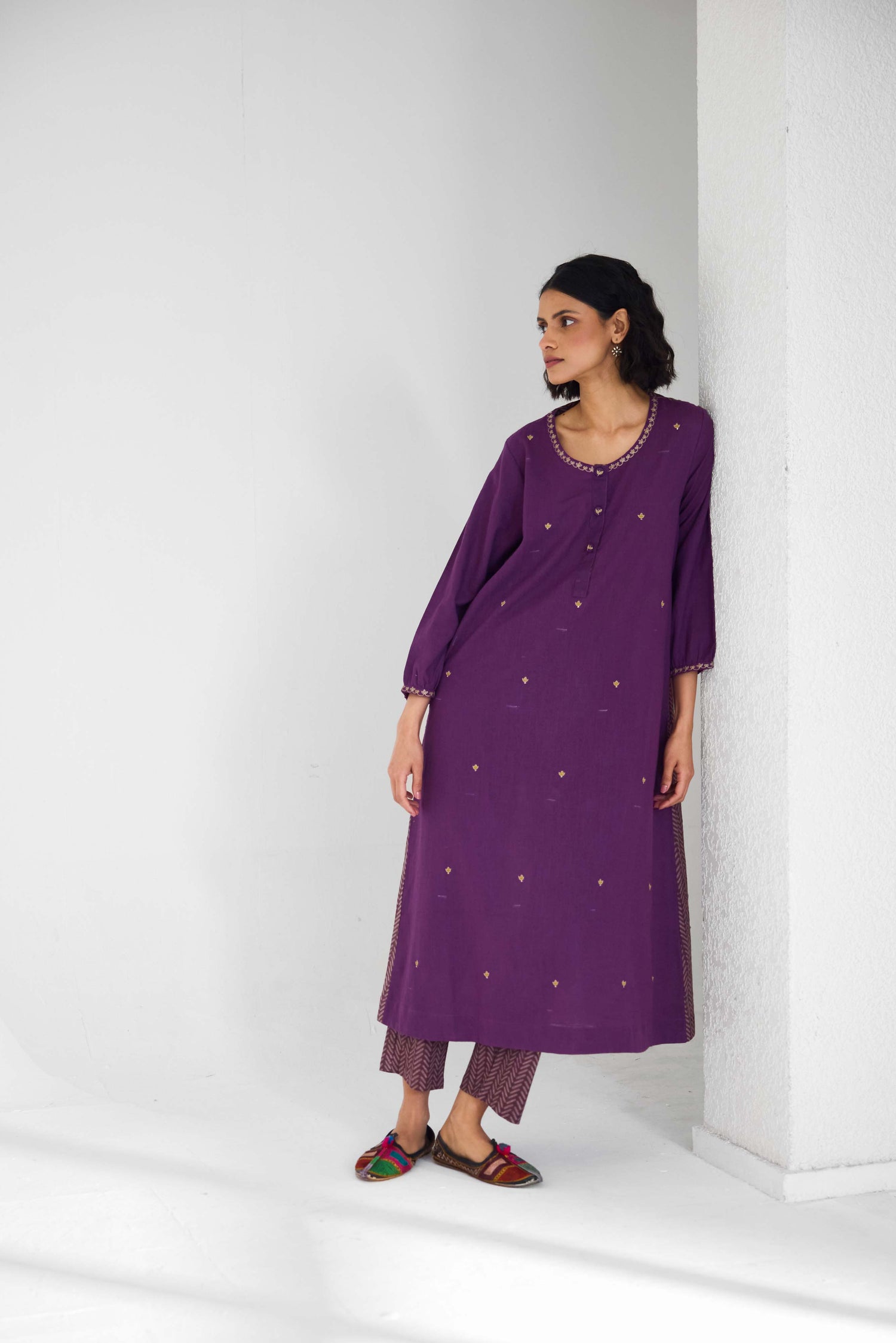 Anaya Kurta Mauve (9926464012587)