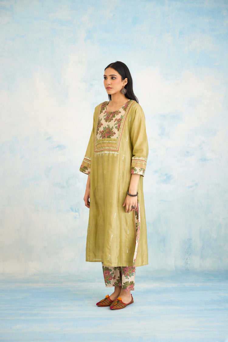 Rozana Pant Cream Green (9926364922155)