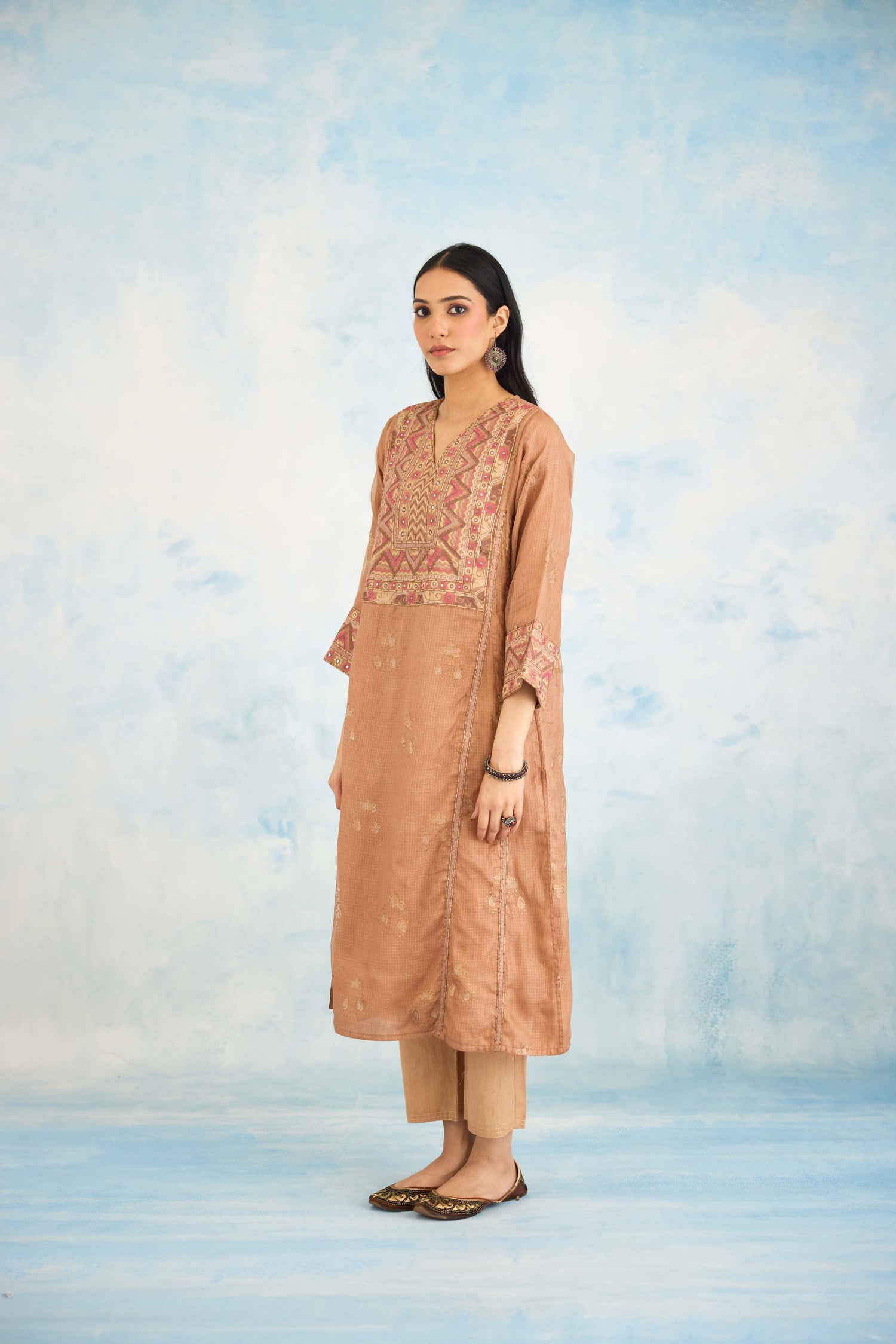 Tulsi Kurta Rose Gold (9926443499819)