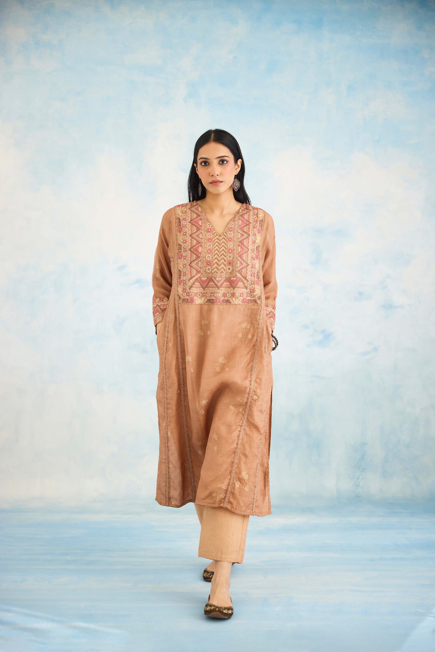 Tulsi Kurta Rose Gold (9926443499819)