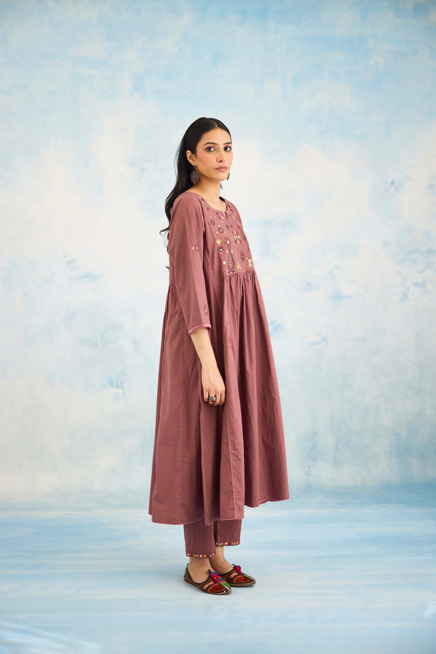 Dreamy Kurta Dull Purple (9926438813995)