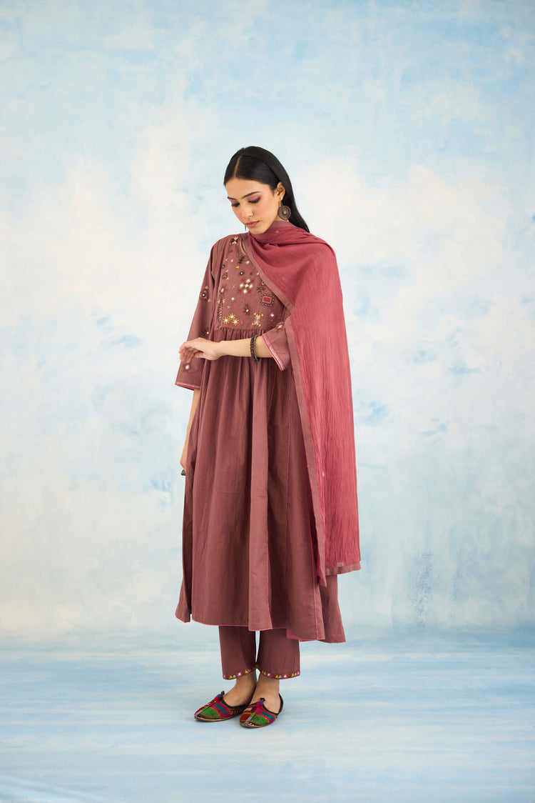 Dreamy Kurta Dull Purple (9926438813995)