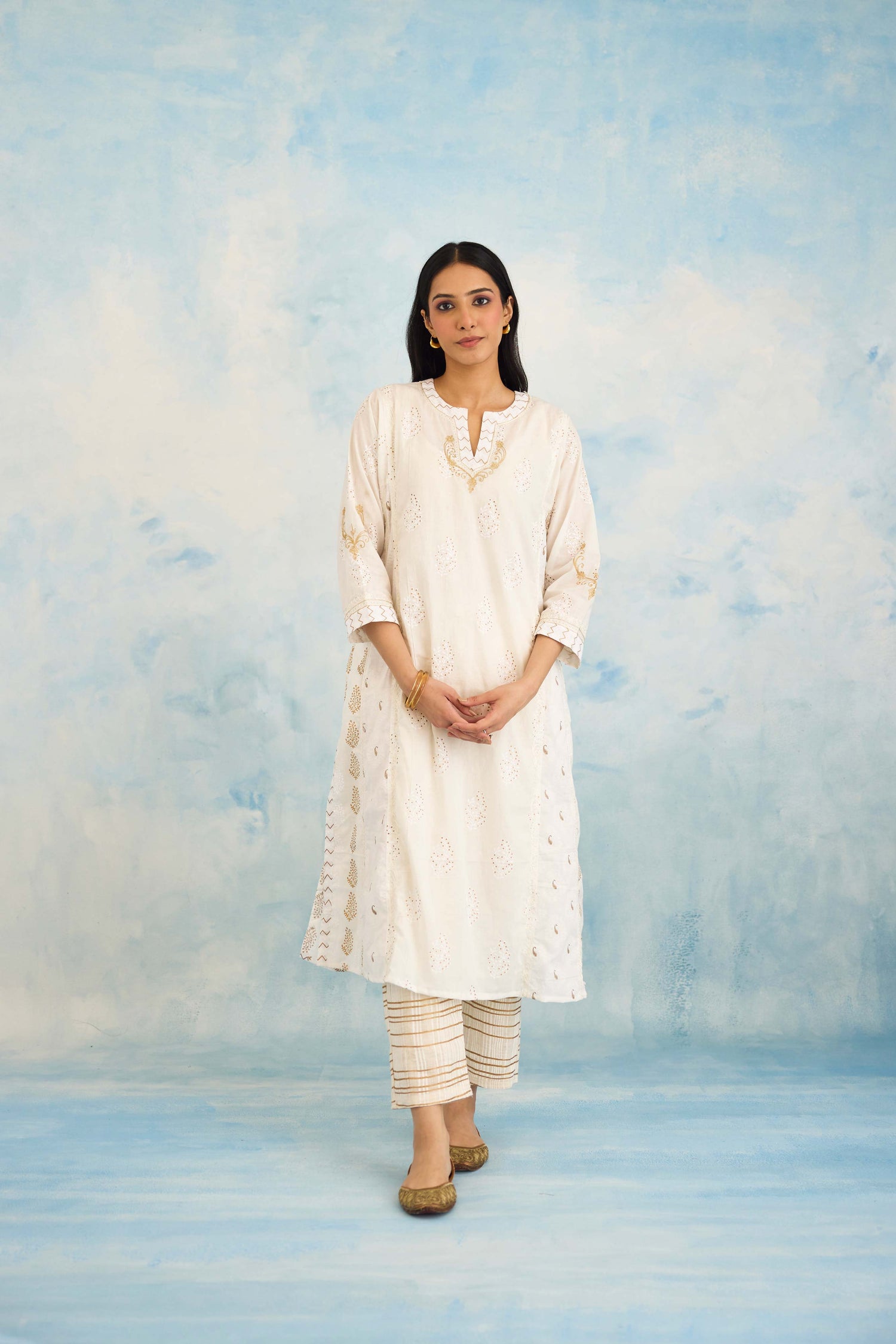 Adya Kurta Cream (9926372819243)