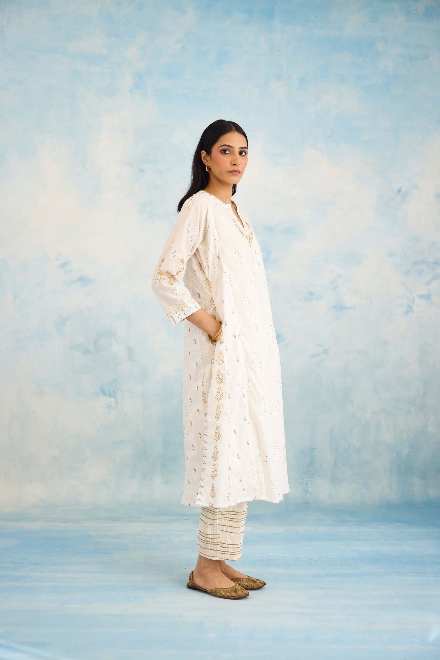 Adya Kurta Cream (9926372819243)