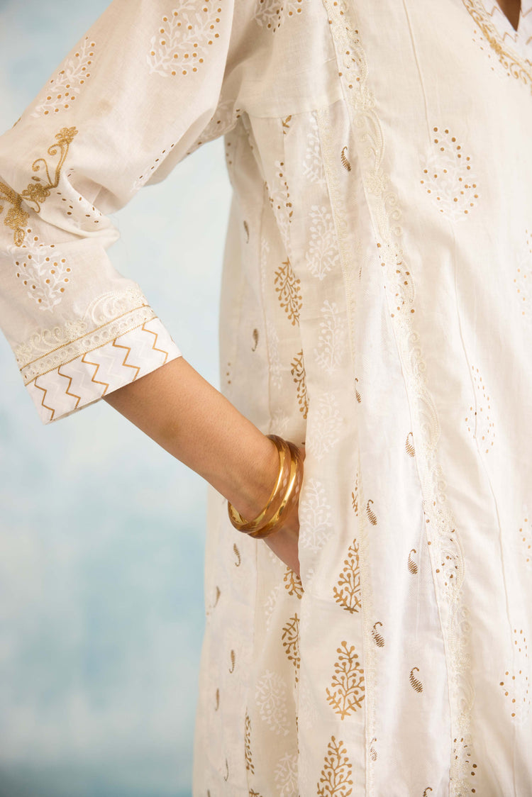 Adya Kurta Cream (9926372819243)