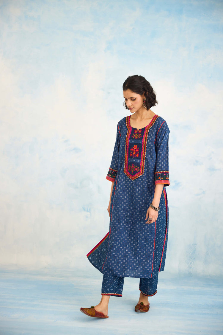 Dienne Kurta Blue (9926158876971)