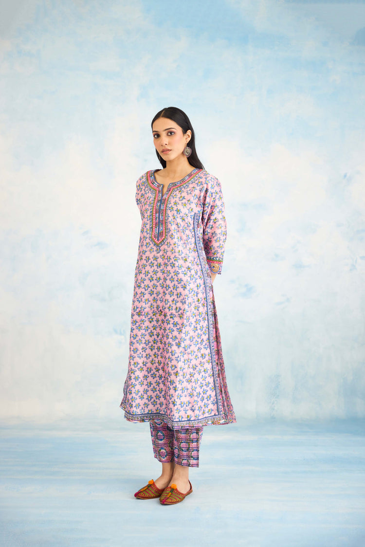 Anu Kurta Light Pink Blue (9925544837419)