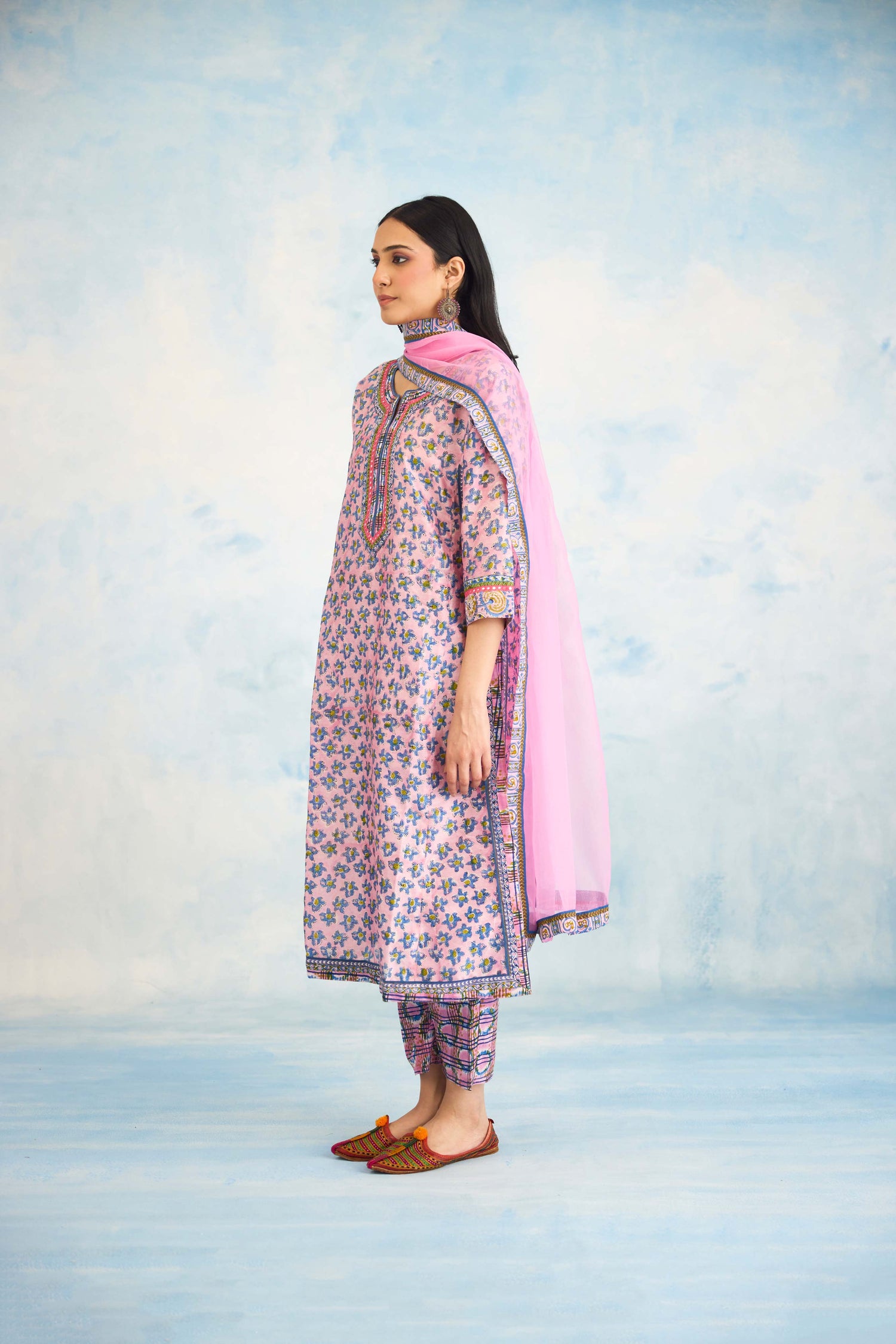 Medh Dupatta Light Pink (9925555061035)