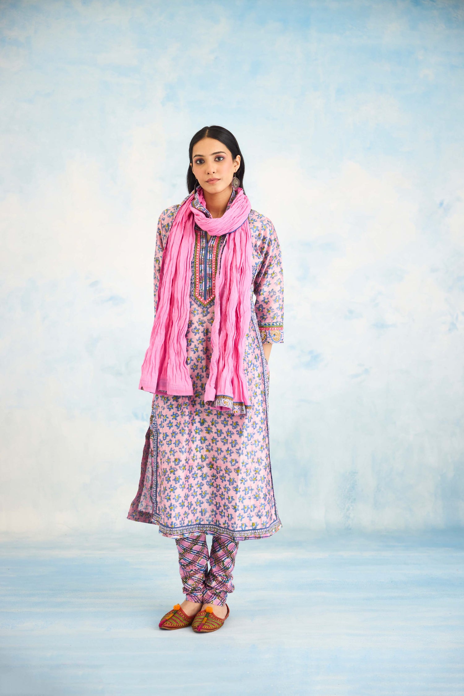 Rozana Dupatta Light Pink (9925557813547)