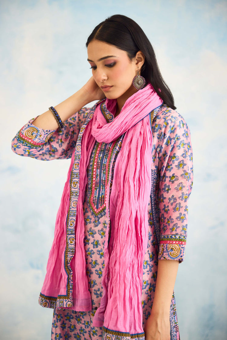 Rozana Dupatta Light Pink (9925557813547)