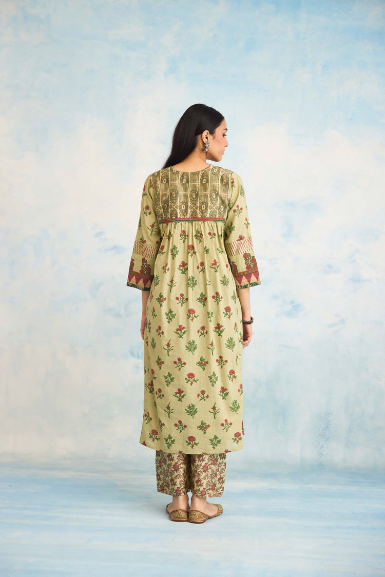 Banjara Kurta Pista Green (9926268682539)