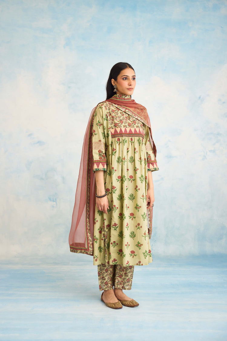 Banjara Kurta Pista Green (9926268682539)