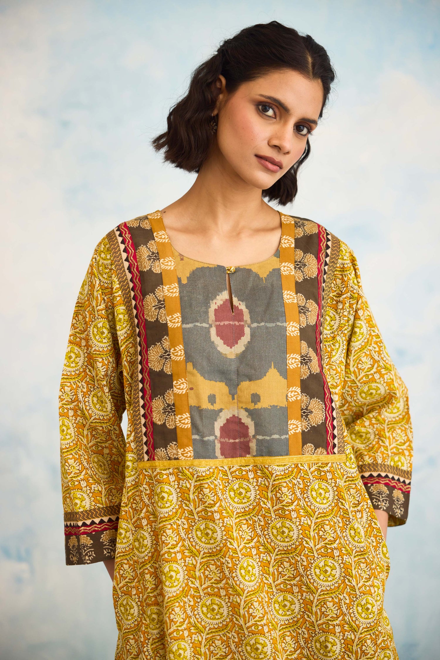 Rozana Caftan Mustard Yellow (9926600229163)