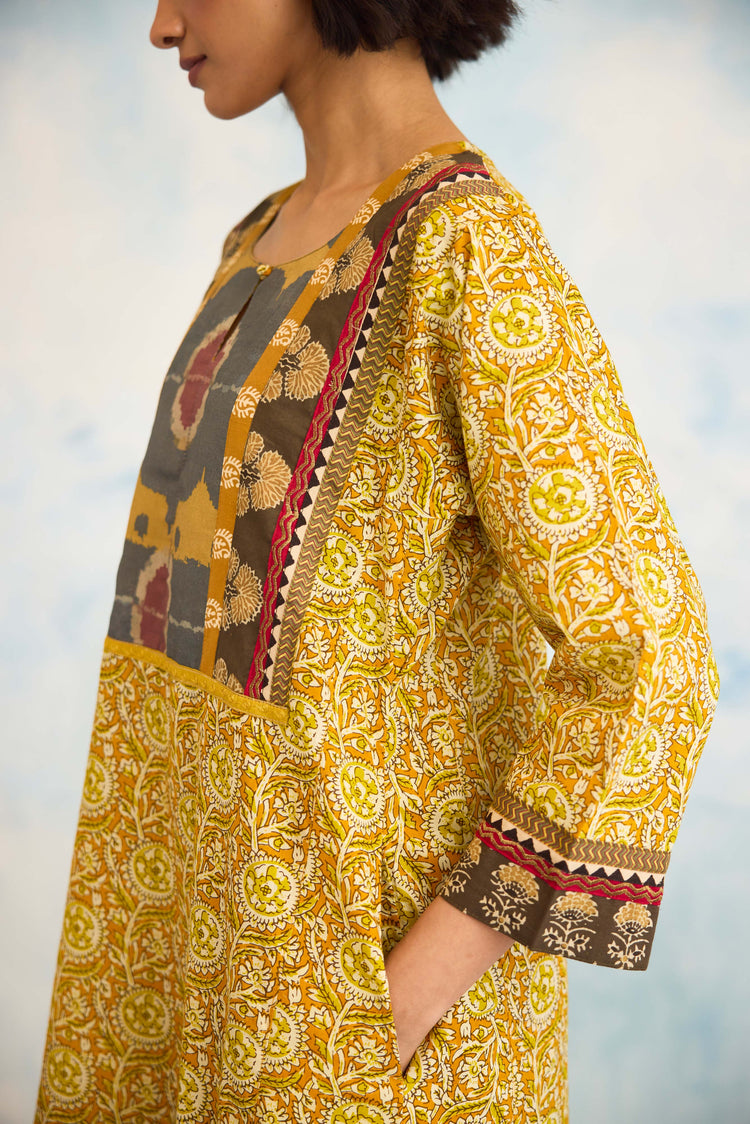 Rozana Caftan Mustard Yellow (9926600229163)