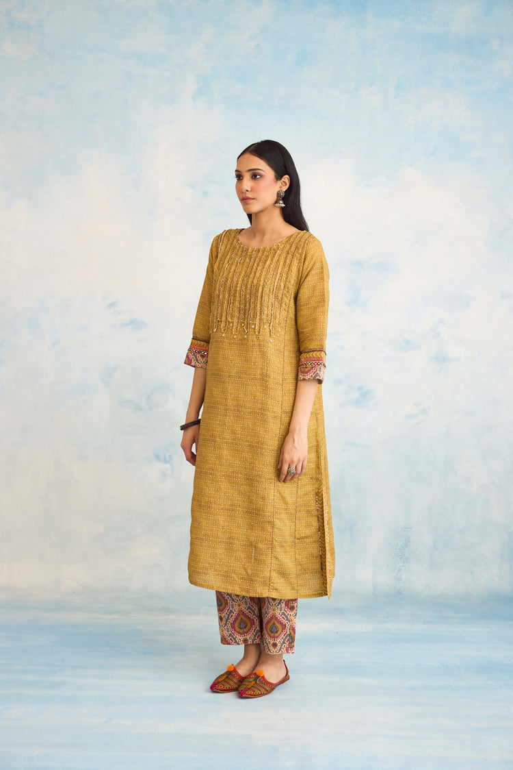 Zara Kurta Beige (9925682299179)