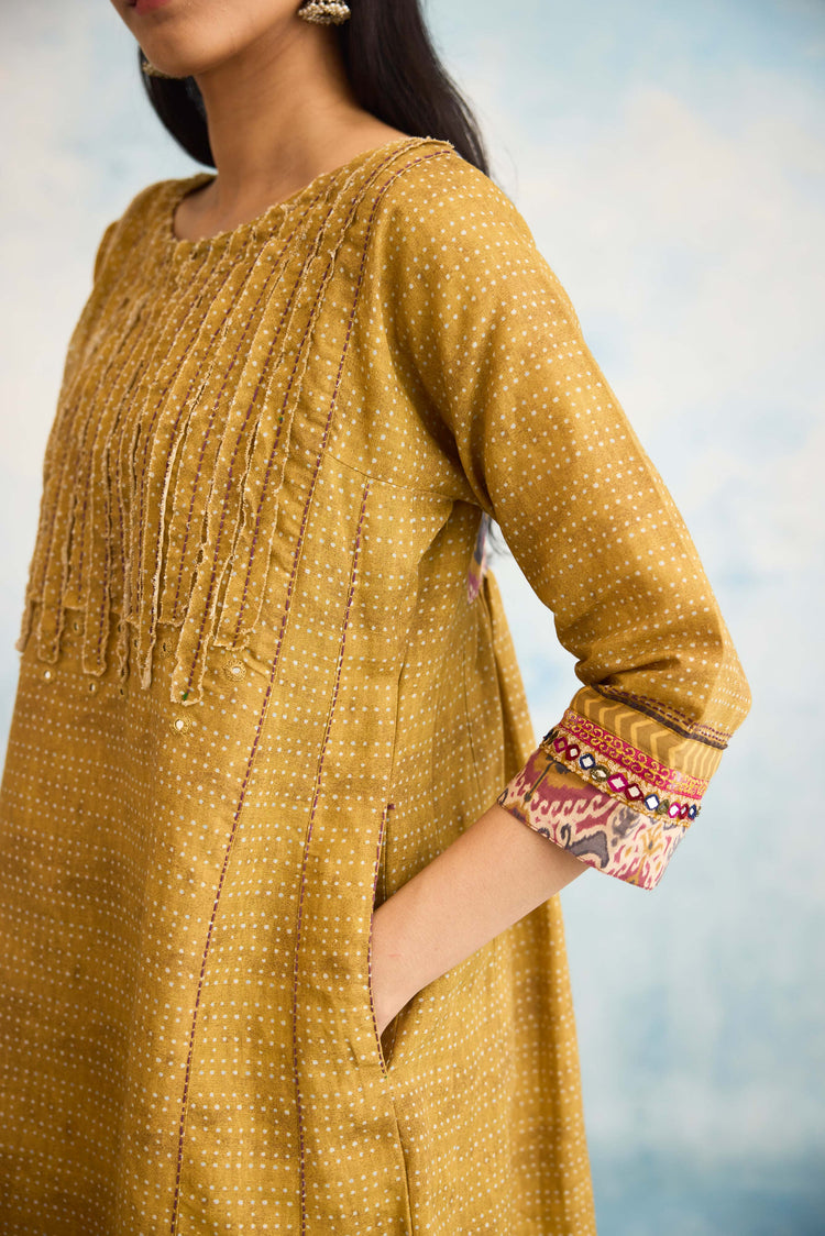 Zara Kurta Beige (9925682299179)