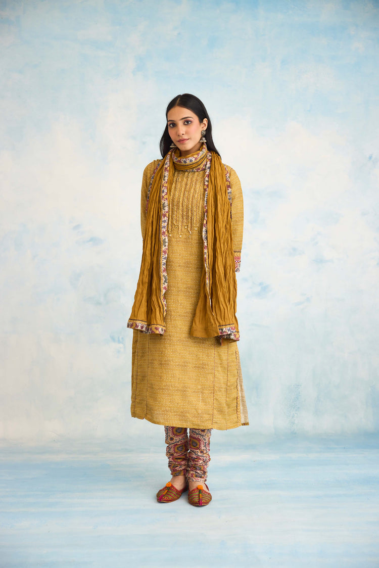 Rozana Dupatta Mustard (9926111035691)