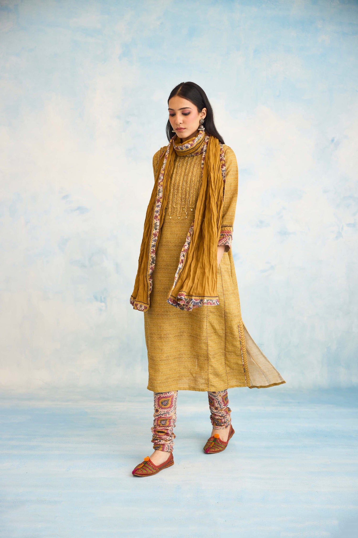 Rozana Dupatta Mustard (9926111035691)