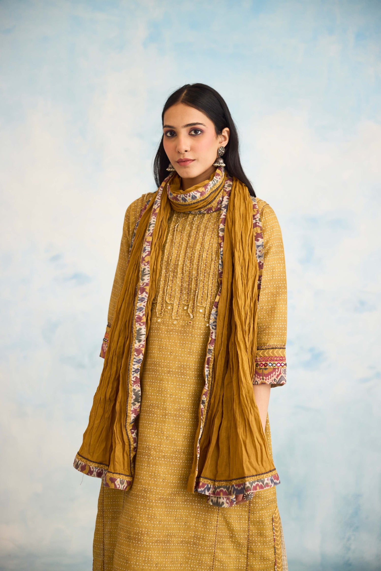 Rozana Dupatta Mustard (9926111035691)