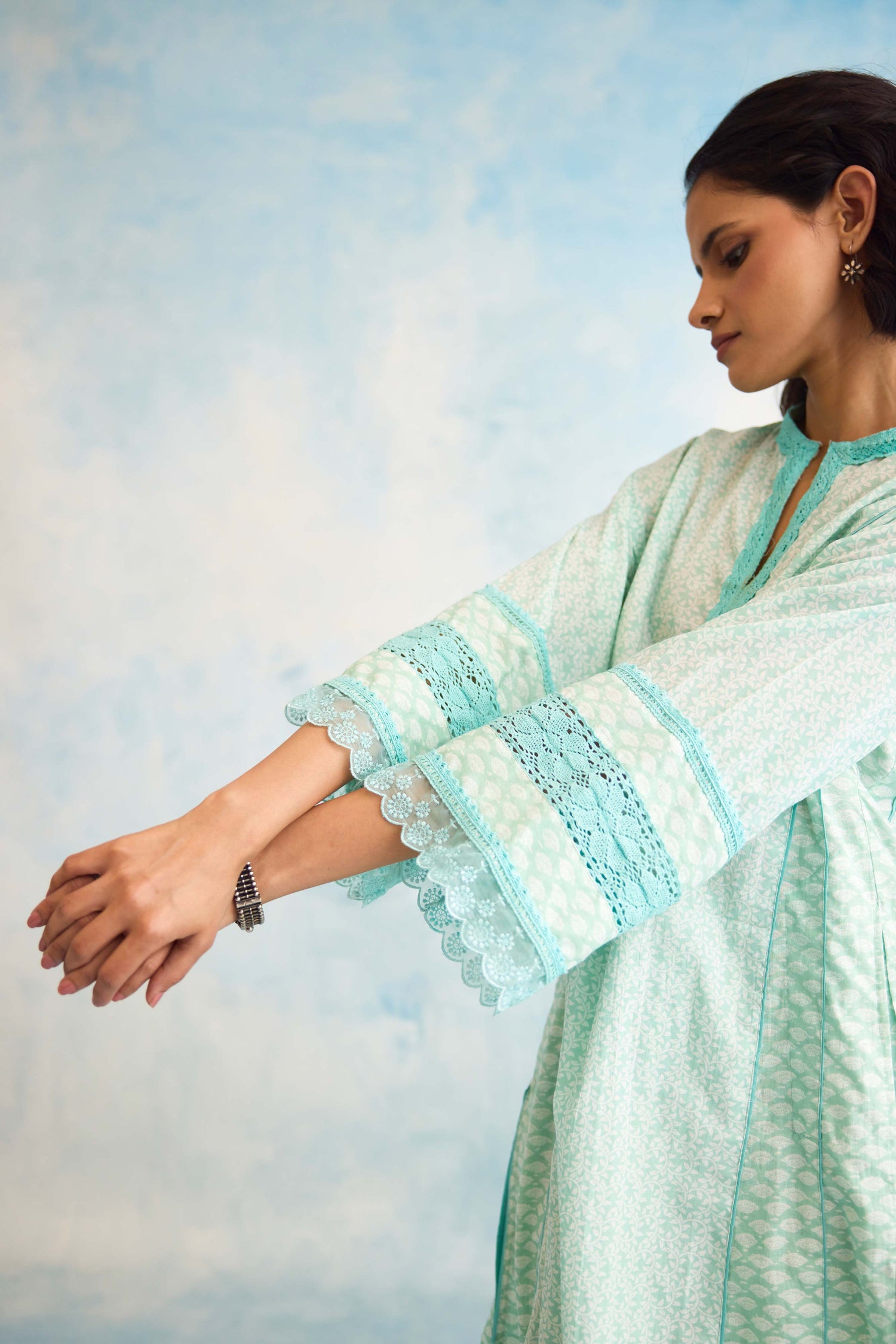 Ramya Kurta Light Turquoise (9926460277035)