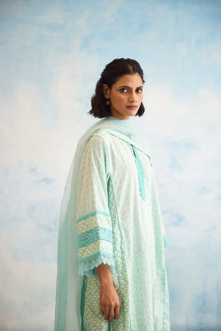 Ramya Dupatta Light Turquoise (9926462538027)