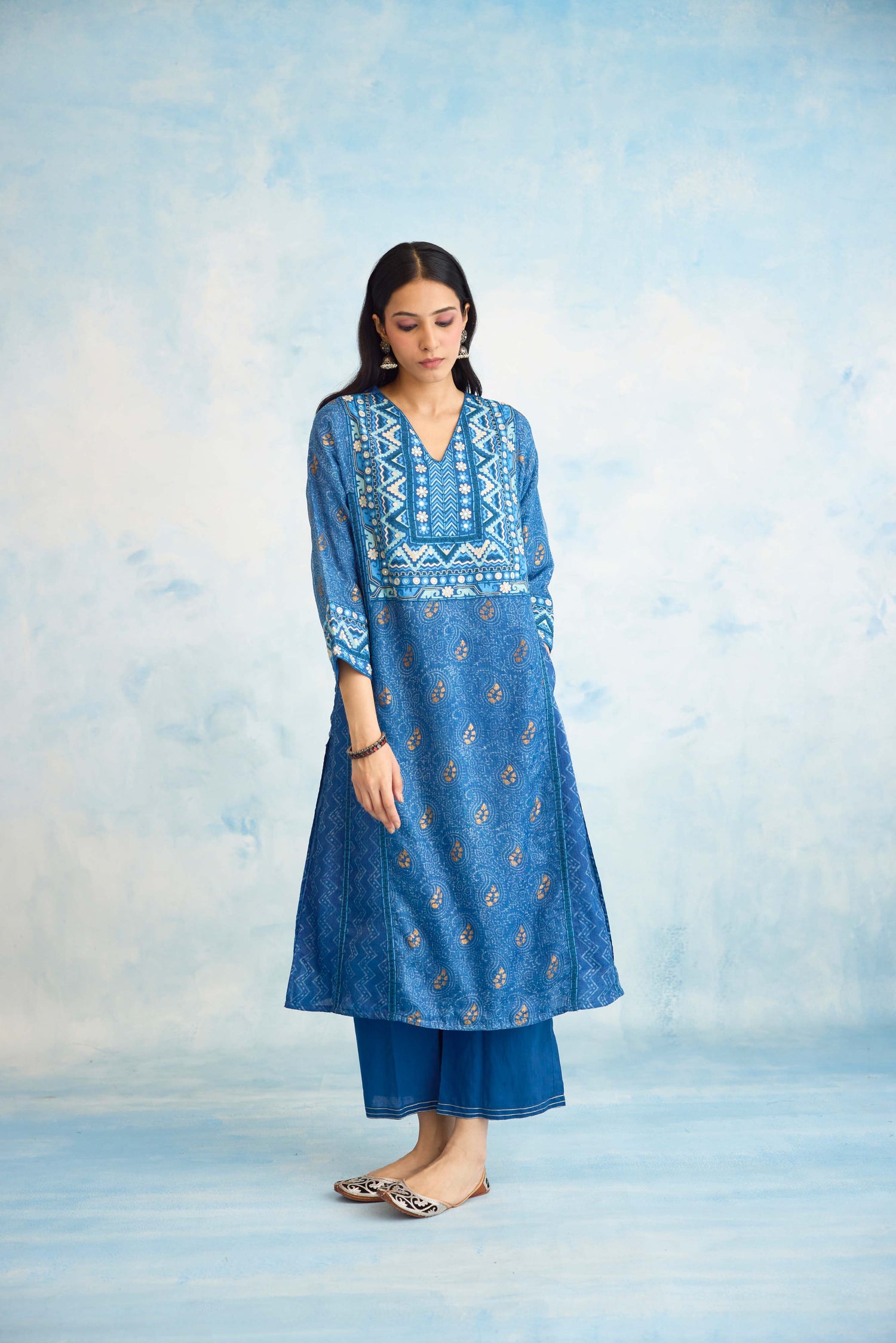 Tulsi Kurta Blue (9926181749035)