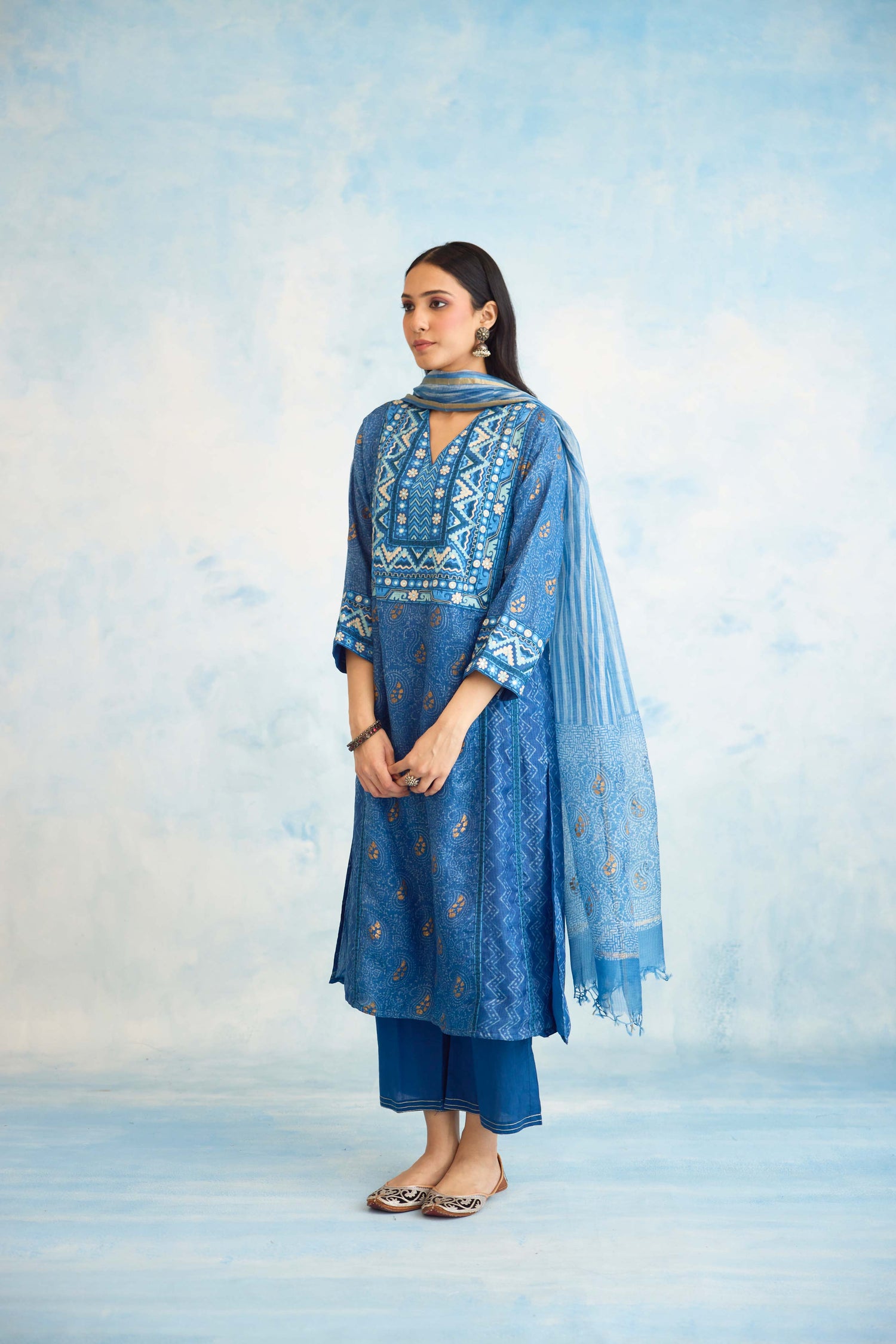 Tulsi Kurta Blue (9926181749035)