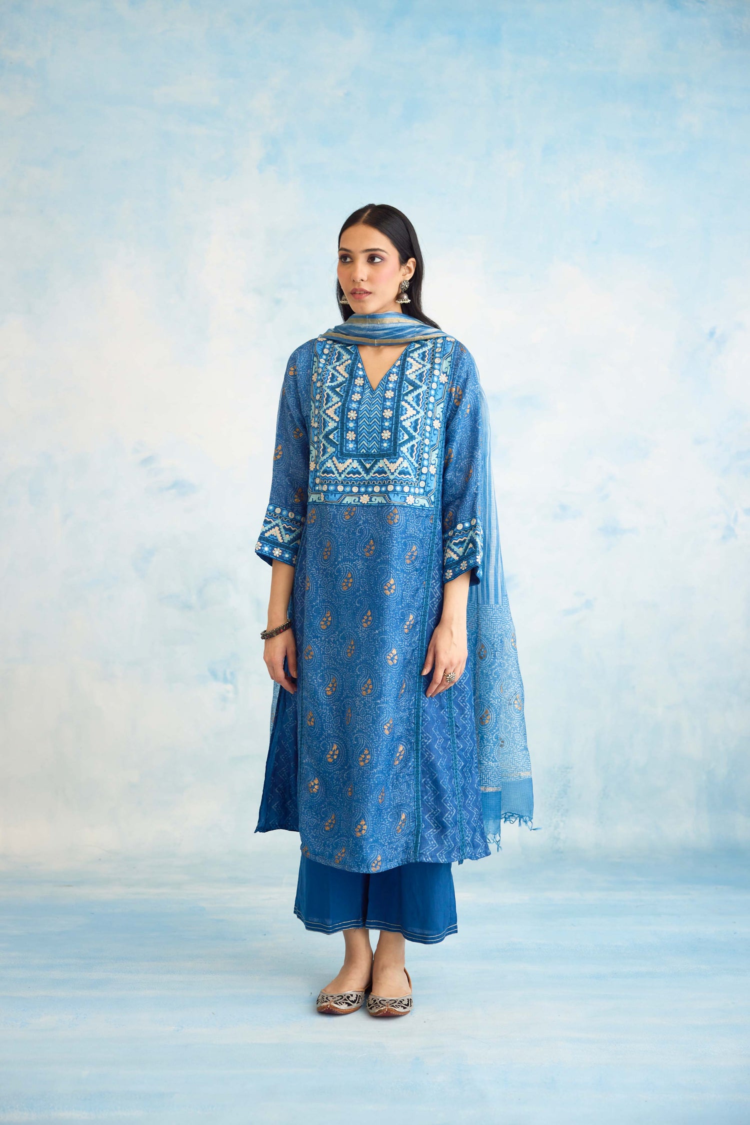 Tulsi Kurta Blue (9926181749035)