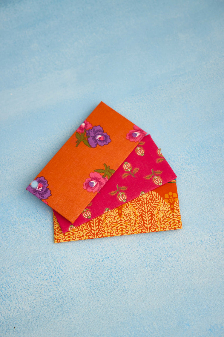 Envelope Orange Pink Yellow  (Set Of 3) (9926614876459)