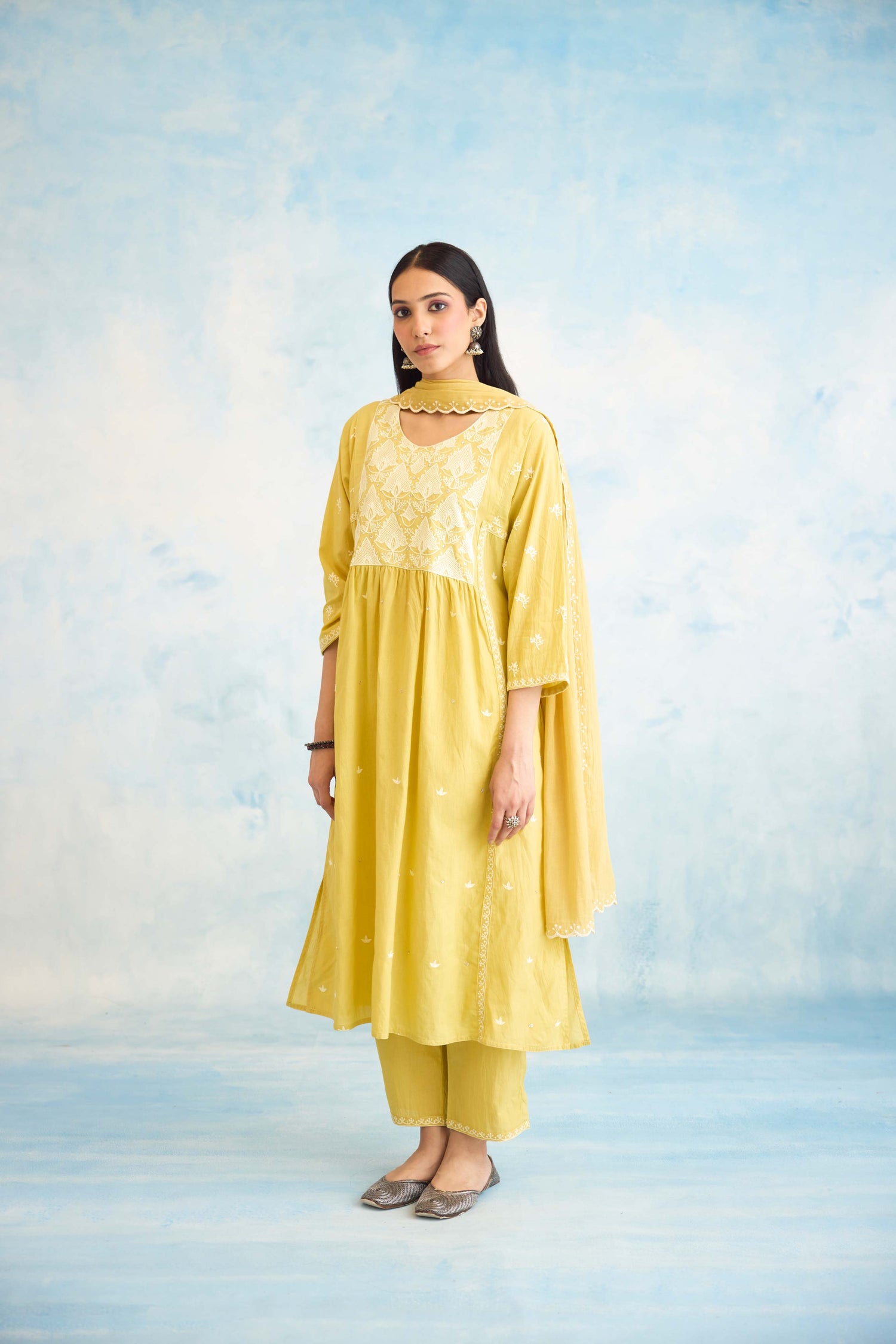 Meera Dupatta Yellow (9926447825195)