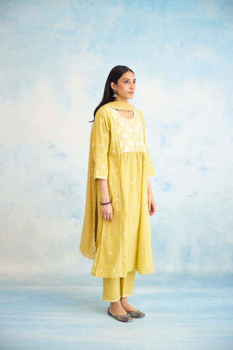 Meera Dupatta Yellow (9926447825195)