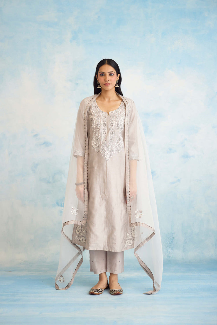 Dienne Kurta Light Grey (9926150750507)