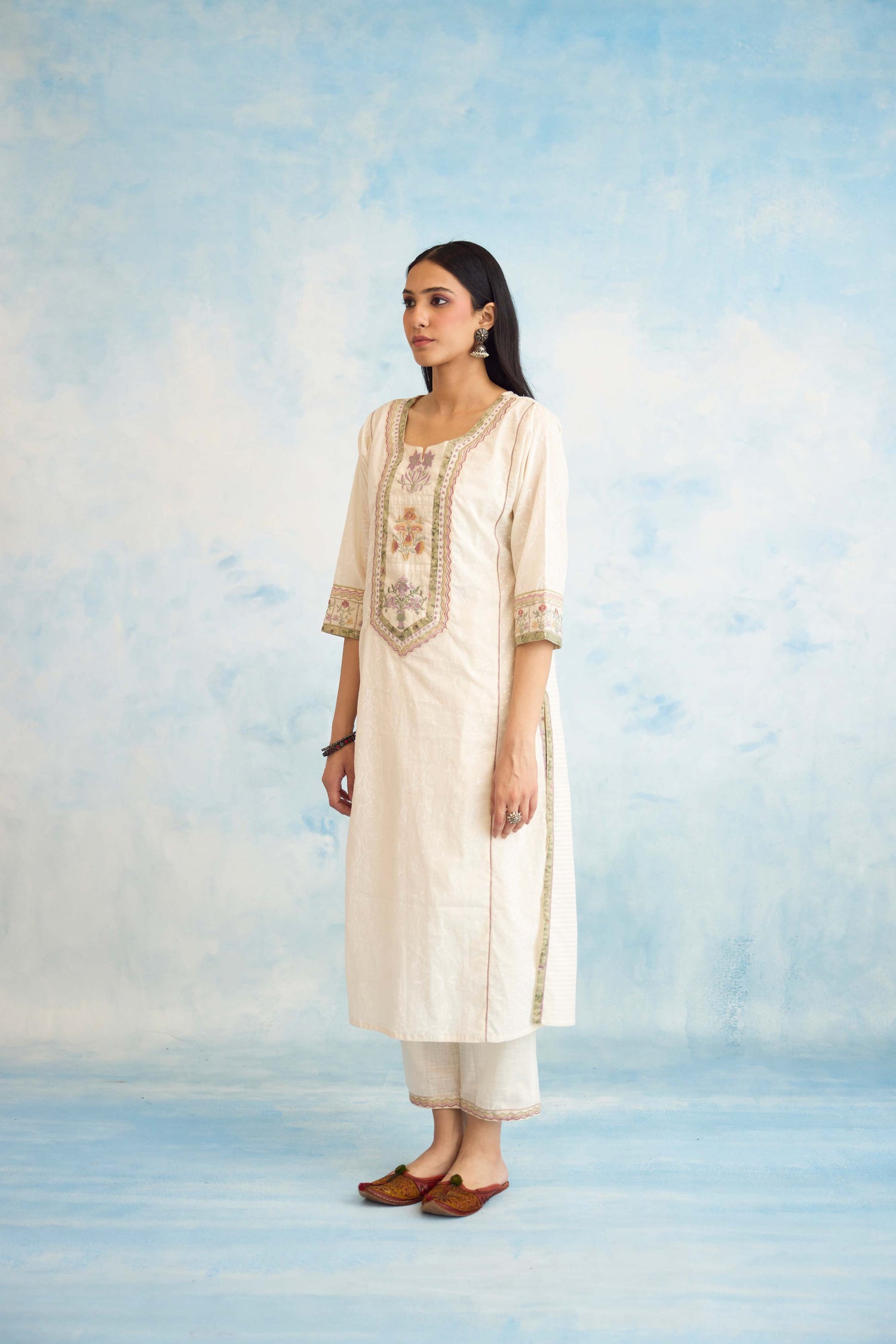 Dienne Kurta Off White (9926455034155)