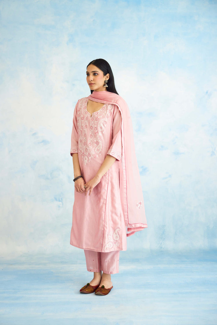 Dienne Kurta Blush Pink (9926176276779)