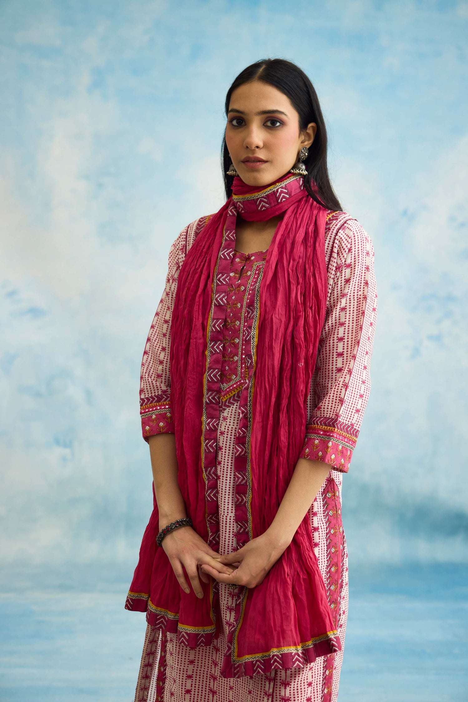 Rozana Dupatta Pink (9925514625323)