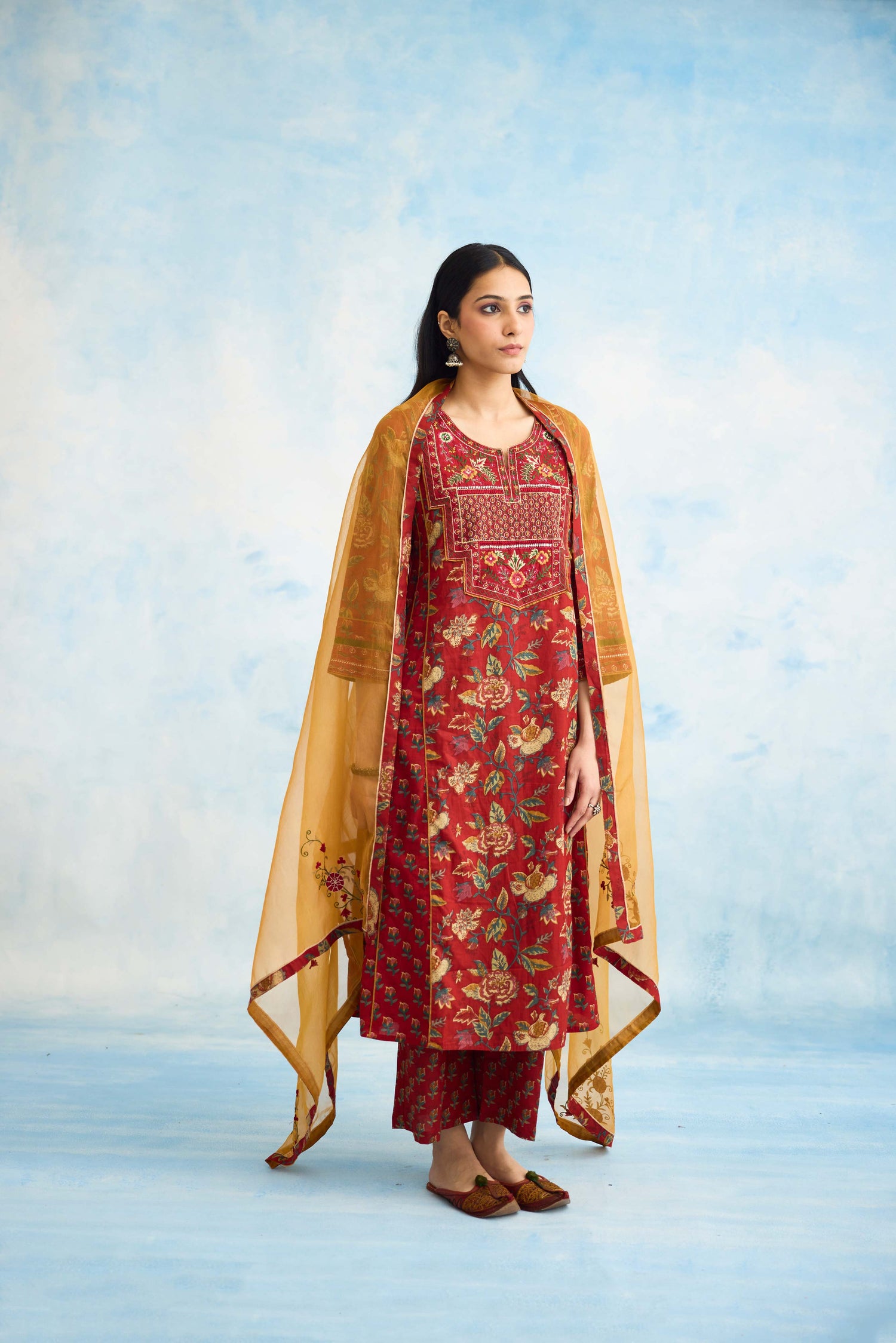 Tulsi Dupatta Mustard (9926454083883)